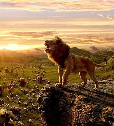 Simba The Lion King Roar Cliff Movies Matte Finish Poster Paper Print