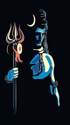 Lord Shiva Bholenath Devote Mahadev Mahakaal Mahakal Rudra Shambhu Spiritual Superpower Matte Finish Poster Paper Print