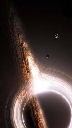 Black Hole Christopher Nolan Dark Knight Galaxy Inception Interstellar Nolan Planet Matte finish Poster Paper Print