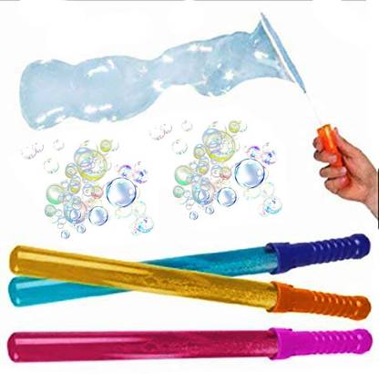 Dhinchak 4 big bubble wand stick , make large bubbles Toy Bubble Maker