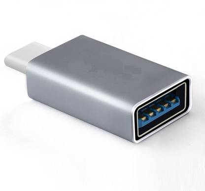 RuhZa USB C Male to USB A Female Adapter - USB 3.0 Spec for Smartphone, Tablets, Laptop, and Desktops Computer - Black USB Adapter