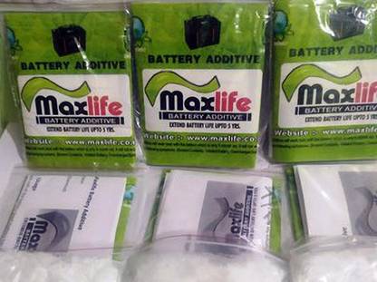 Maxlife Battery Additive MAX-100 5 ft Battery Jumper Starter