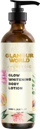 Glamour World Ayurvedic Glow Whitening Body Lotion, 200ml