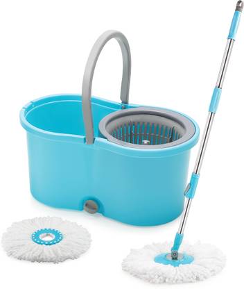 Wotra P310 ProSpin® Microfiber Mop – Adjustable Handle 2 Refills Mop Set