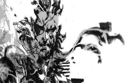 Smoky Design metal gear solid drawing metal gear solid 2 solid snake Wallpaper Poster