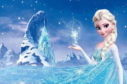 Smoky Design anna frozen disney frozen queen elsa Wallpaper Poster