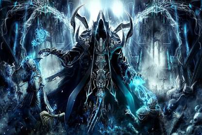 Smoky Design diablo malthael diablo 3 reaper of souls video games Wallpaper Poster
