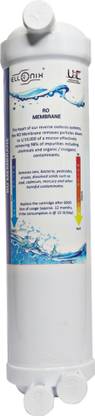 Ellonix CSM RO Membrane Cartridge|80 GPD Dry TFC (100% Original) - RE1810-80| Reduces TDS by 96% to 98% | Suitable for TDS Upto 2500 | Fits All Water purifiers Pleated Filter Cartridge