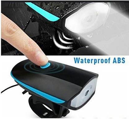 THE MORNING PLAY Rechargeable cycle Bell Super Bright Light & Bell Horn with 140DB High Sound Bell