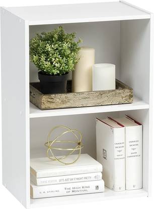 UniAart Engineered Wood Open Book Shelf