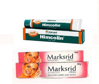 HIMALAYA Himcolin Gel AND Marksrid Cream 30gm