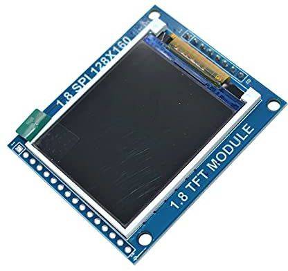 xcluma 1.8 Inch Serial SPI TFT LCD Module Display 128x160 Dot Matrix 3.3V 5V IO Inerface Electronic Components Electronic Hobby Kit