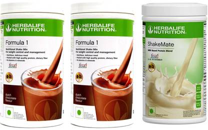 Herbalife Nutrition Formula 1 Nutritio nal Shake Mix Chocolate 2 PSC With Shakemate Combo