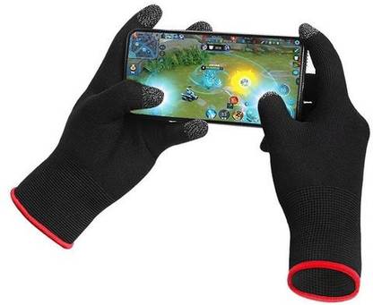 New Vastra Lok ™PUBG & Free Fire Game Pro Player & Bike Riding Anti-Sweat Mobile Touch Finger & Gym & Fitness Gloves