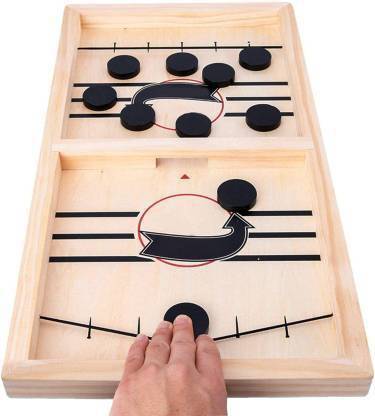 SKTOYZONE Fast Sling Puck Game Slingshot Games Toy, Winner Board Games for Kids and Adults, Interactive Chess Toy, Board Table Game, Foosball Slingshot Games for Kids Foosball (Multicolor)