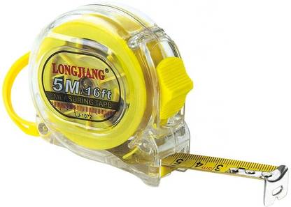 BUKU Transparent 5m/16ft Measuring Tape, High Quality Measurement Tape