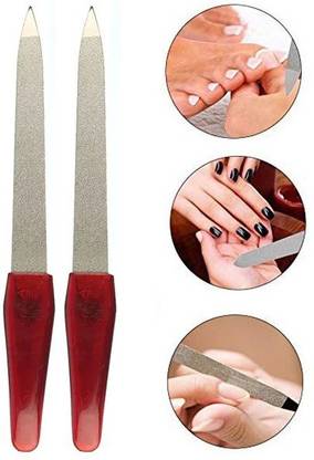 GFSU Precise Stainless Double Sided File Buffer For Gentle Nail Filer