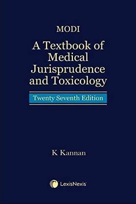 A Textbook Of Medical Jurisprudence And Toxicology By Modi