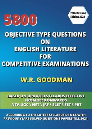 Objective Type Question On English Literature For Competitive Examinations