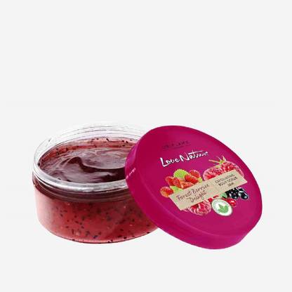 Oriflame LOVE NATURE Forest Berries Delight Exfoliating Body Scrub Jam Scrub