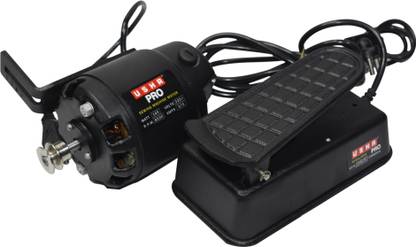 USHA Sewing Machine Industrial Motor PRO Model(Umbrella Model)- Sewing Machine Motor,Black Electric Sewing Machine