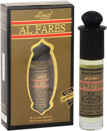 Almas BRAND 100% ORIGINAL (AL FARES) GREAT FRAGRANCE LONG-LASTING (UNISEX) 8Ml Floral Attar