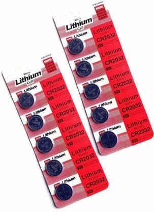 lookat CR2032 General Purpose Micro Lithium Coin Cell  (Pack of 2) 10 Pcs  Battery