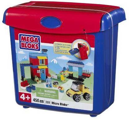 Mega Bloks Micro Bloks Scoop'n Build Bucket classic