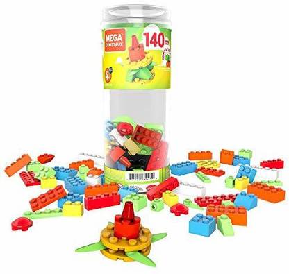 Mega Bloks Construx Wonder Builder 140 pcs Building Tube, Building Toys