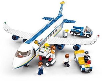Sluban Aviation Blocks Plane Bricks Toy-Airbus (M38-B0366)