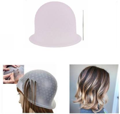AVEU Reusable Highlighting Cap for Hair Color Hook Free