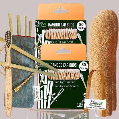 Mini Storify 2Bamboo Cotton ear buds/swabs