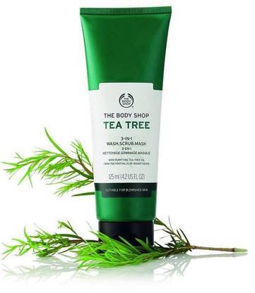 THE BODY SHOP Tea Tree 3-in-1 Wash, Scrub & Mask Face Wash