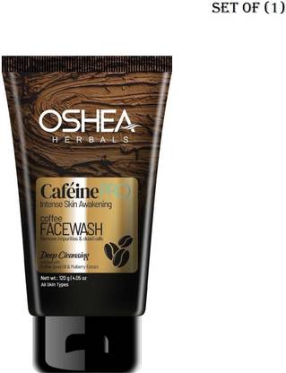 Oshea Herbal (CafeinePRO Facew ash 120GM) -Pack of 1 Face Wash