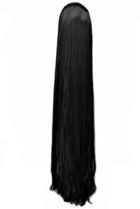 Rapunzel 1/3 Head covered 36" Extension Royal Black Hair Extension