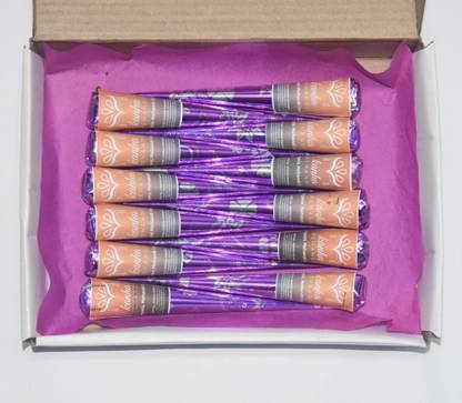 Kanha Mehandi Readymade 12 Mehandi Cones Closure Type Tape