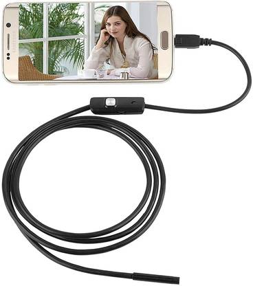 KIFEBITE 5.5mm Endoscope Camera Flexible IP67 Waterproof Inspection 6 LED Borescope Security Camera
