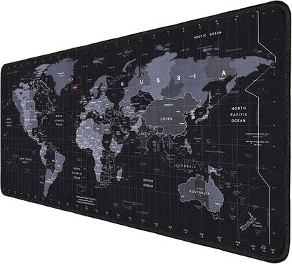 SEAGULL Large Extended Mouse Pad,Gaming Desk Keyboard Pad Mat (90 x 40CM World Map) Mousepad
