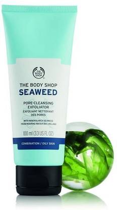 THE BODY SHOP SeaWeed Pore-Cleansing Facial Exfoliator  Scrub