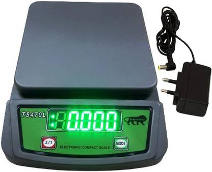 INDICUL 10kg x 1g Weight Machine Digital Kitchen Weighing Scale & Food Weight Machine for Health, Fitness, Baking & Cooking Kitchen Weight Scale Weighing Scale GREY Weighing Scale