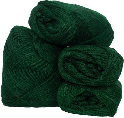 Royal Villa Original Knitting Yarn Wool-ARMY GREEN Woolen Crochet Yarn Thread. Wool Yarn for Knitting. Woolen Thread-200gms-ART&CRAFT