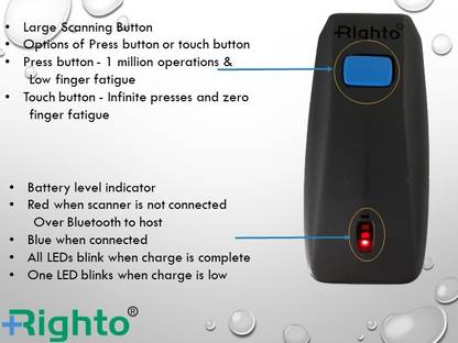 Righto 2D Rightostealth Omni-Directional Barcode Scanner