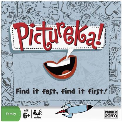 ARTEN Pictureka Board Game,Colourful World Eye Sight Challenging For Family And Kids Same Color Collect Cards & Find Number,Dice,Timer Instruction Children Education Learning Mind Devlopment Best Birthday Gift For Girls OR Boys Strategy & War Board Game