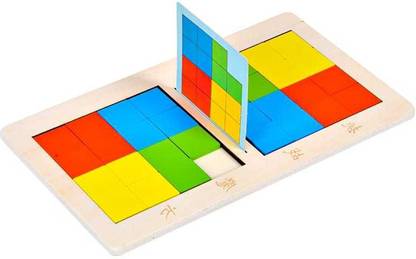 Brainbox Games Wooden Rubik’s Cube Battle Game Strategy & War Board Game