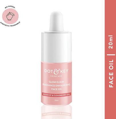 Dot & Key Glow Elixir Radiance Enhancing Face Oil, 20ml | Face Oil for Glowing Skin | for All Skin Types