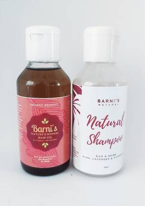 BARNIS NATURAL Hair Care Combo (Hair oil 100ml & Shampoo 100ml)(2 Items in the set)