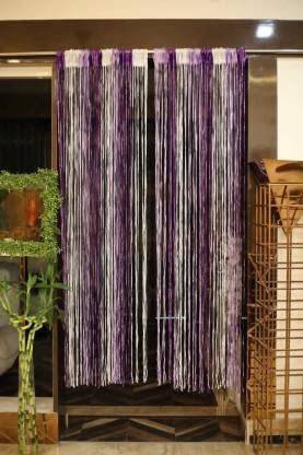Payal Creation Strings Polyester Fancy Sparkling Sheer Door Curtain for Room Home Office Decoration, Set of 2 Curtain Fabric