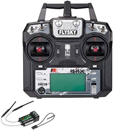 xcluma FS-i6X 6-10(Default 6) CH 2.4GHz AFHDS RC Transmitter w FS-iA6B Receiver Electronic Components Electronic Hobby Kit