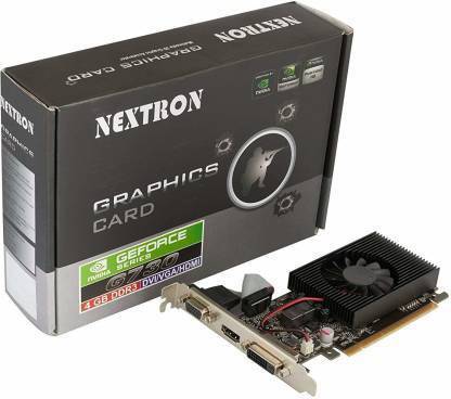 Nextron GT730 4GB DDR3 GDDR5 4 GB NVIDIA Chipset 64 bit 1600 MHz Graphics Card
