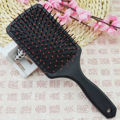 SANDIP Rectangular Cushion Paddle Hair Brush